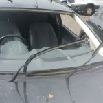 ford focus 2011 front windscreen before replacement