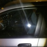 honda jazz front door glass replacement after photo
