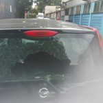 nissan note rear screen before replacement
