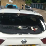 Nissan Qashqai 2016 Rear Screen Before Replacement