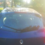 renault clio rear screen after replacement