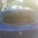 renault clio rear screen before replacement