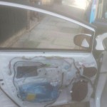 toyota prius front door glass before replacement