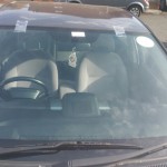Toyota Prius Front Windscreen After Replacement