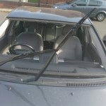 Toyota Prius Front Windscreen Before Replacement
