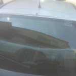 vauxhall corsa rear screen after replacement
