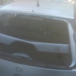 vauxhall corsa rear screen before replacement